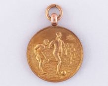 Dougie&nbsp;Gray 9ct gold football medal, 1922-23