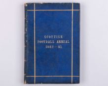 Rare Scottish Football Annual, 1882-83, edited by John McDowall