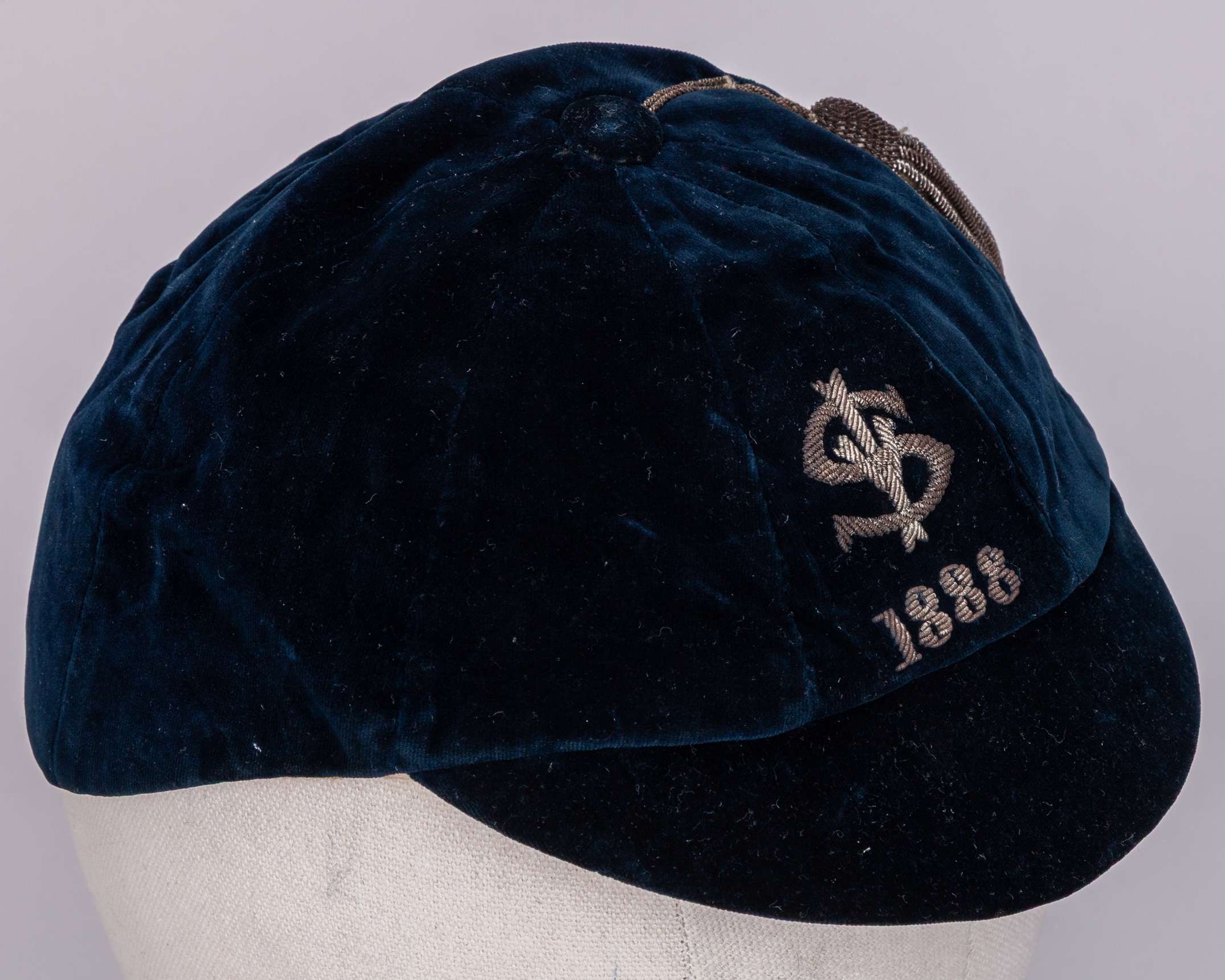 A blue Scotland v. Ireland cap, 1888 - Image 5 of 5