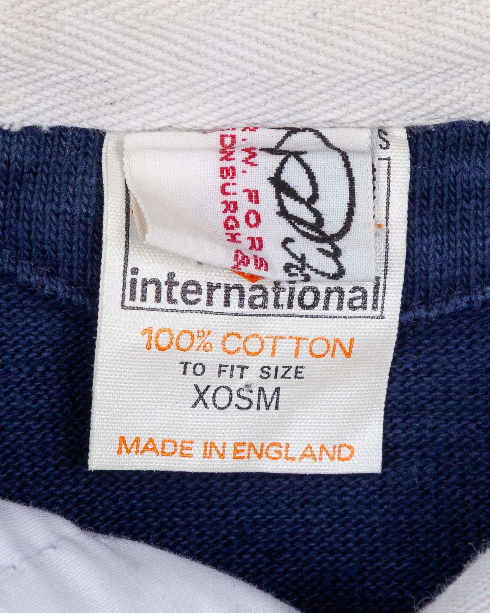 Sandy Carmichael blue No.3 Scotland v. Wales rugby long-sleeved shirt, 1976 - Image 3 of 11