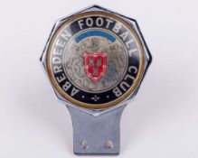 A chrome Aberdeen Football Club car mascot