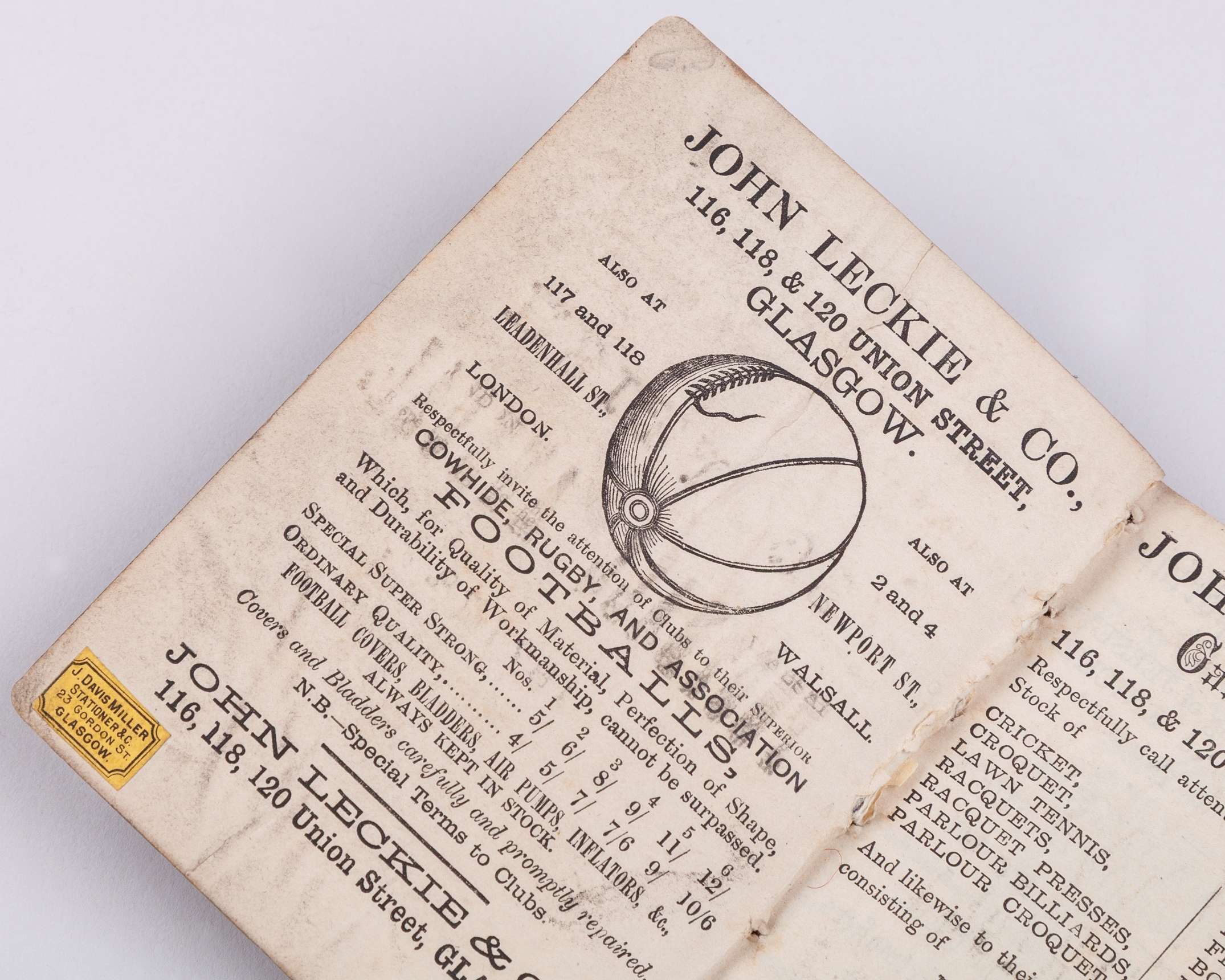 Rare Scottish Football Annual, 1877-78 - Image 2 of 4