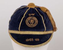 Tommy McLean blue Scotland v. Wales International cap, 1969