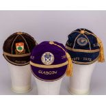A blue Scotland v. Ireland and England amateur International cap, 1971-72