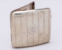 A white-metal commemorative 1905 F.A.Cup cigarette case