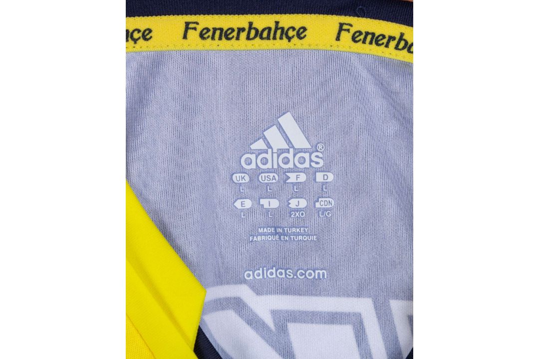 Selcuk Sahin blue and yellow No.21 Fenerbahce v. Galatasaray match issued shirt, 2013 - Image 7 of 10
