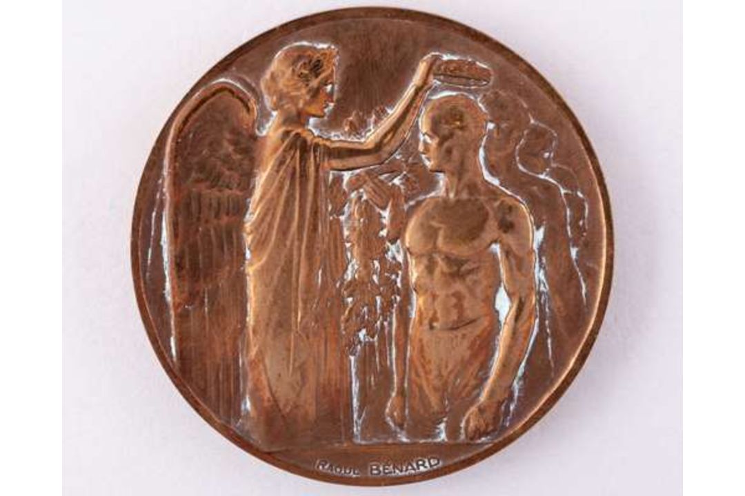 Warren Snyder 1924 Olympic Games silver medal for the eights rowing event&nbsp; - Image 11 of 16