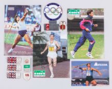 A collection of Olympic memorabilia