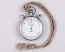 Don Turner Nero Lemania Swiss made split-time stopwatch