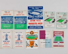 1957 F.A.Cup - a nice collection of F.A.Cup match programmes including Luton Town