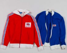 White, red and blue Team Great Britain Olympics Games 1976 vest