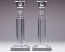 John O'Leary a pair of Waterford 2004 Ryder Cup Oakland Hills lead crystal candlesticks&nbsp;