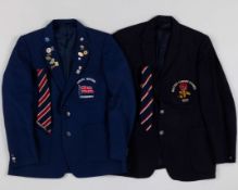 Blue Great Britain Swimming blazer by Burton
