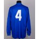 Demetrio Albertini blue No.4 Italy v. Belgium match worn long-sleeved shirt, 1999 - Image 2 of 6