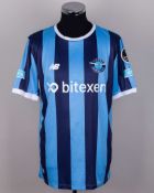Mario Balotelli navy and blue No.9 Adana Demirspor short-sleeved shirt