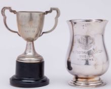 Jimmy McEwan a white-metal Aston Villa League Cup Winners tankard, 1961