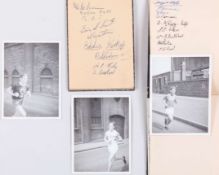 Two 1950-60s autographs books containing numerous athletes autographs