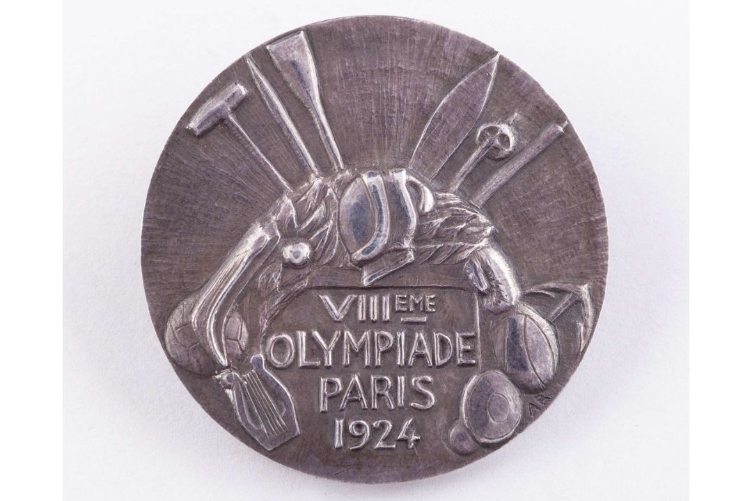 Warren Snyder 1924 Olympic Games silver medal for the eights rowing event&nbsp; - Image 1 of 16