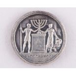 White-metal First Maccabiah Games participation medal, 1932