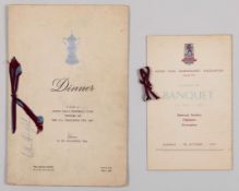 1957 F.A.Cup Final a celebration autographed menu, 10th May 1957 at The Grand Hotel