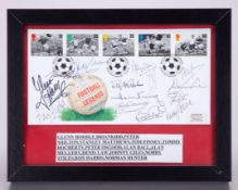 Football Legends autographed Royal Mail First Day Cover