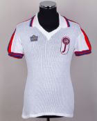 Pat Heard white No.16 England airtex Youth short-sleeved shirt