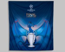 Cardiff 2017 Champions League Final - &nbsp;a large promotional banner