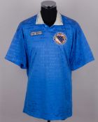 Bosnia Herzegovina - blue and white No.20 Bosnia Herzegovina match issued shirt, 1997