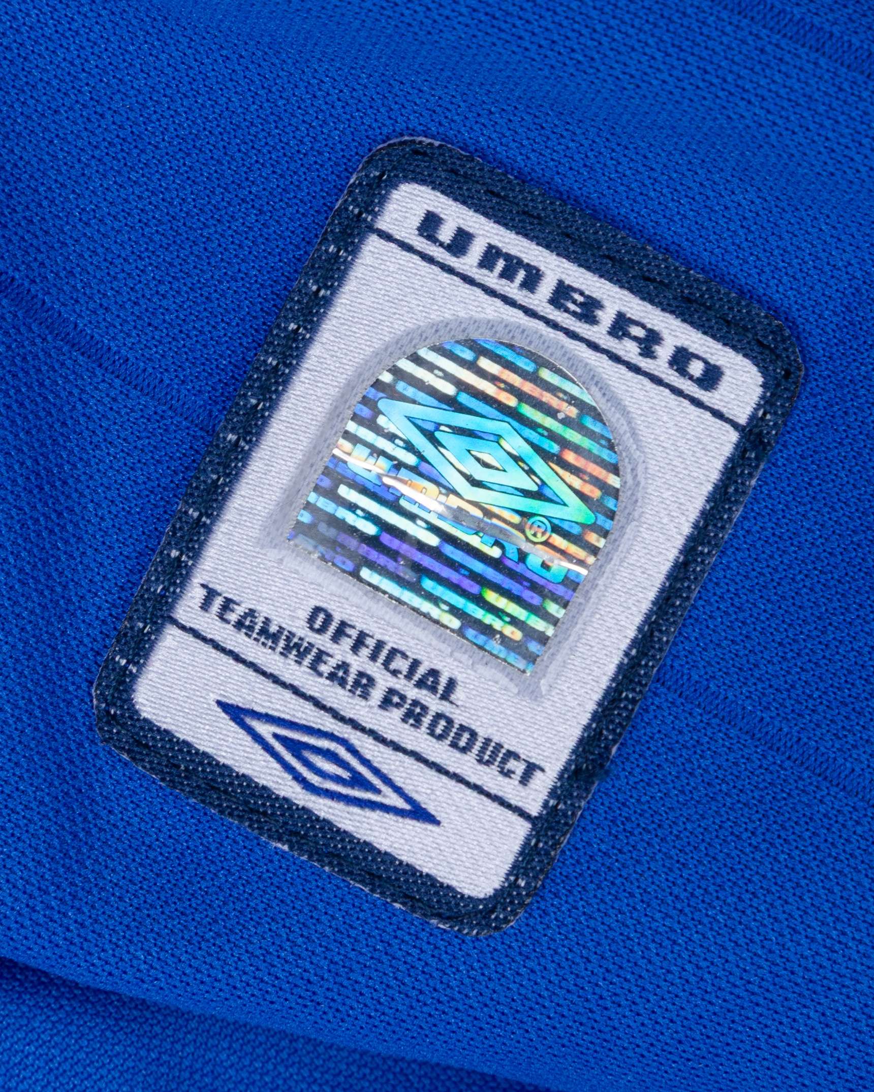 Haiti - blue and red No.5 Haiti v. Brazil match match worn short-sleeved shirt, 2004 - Image 4 of 6