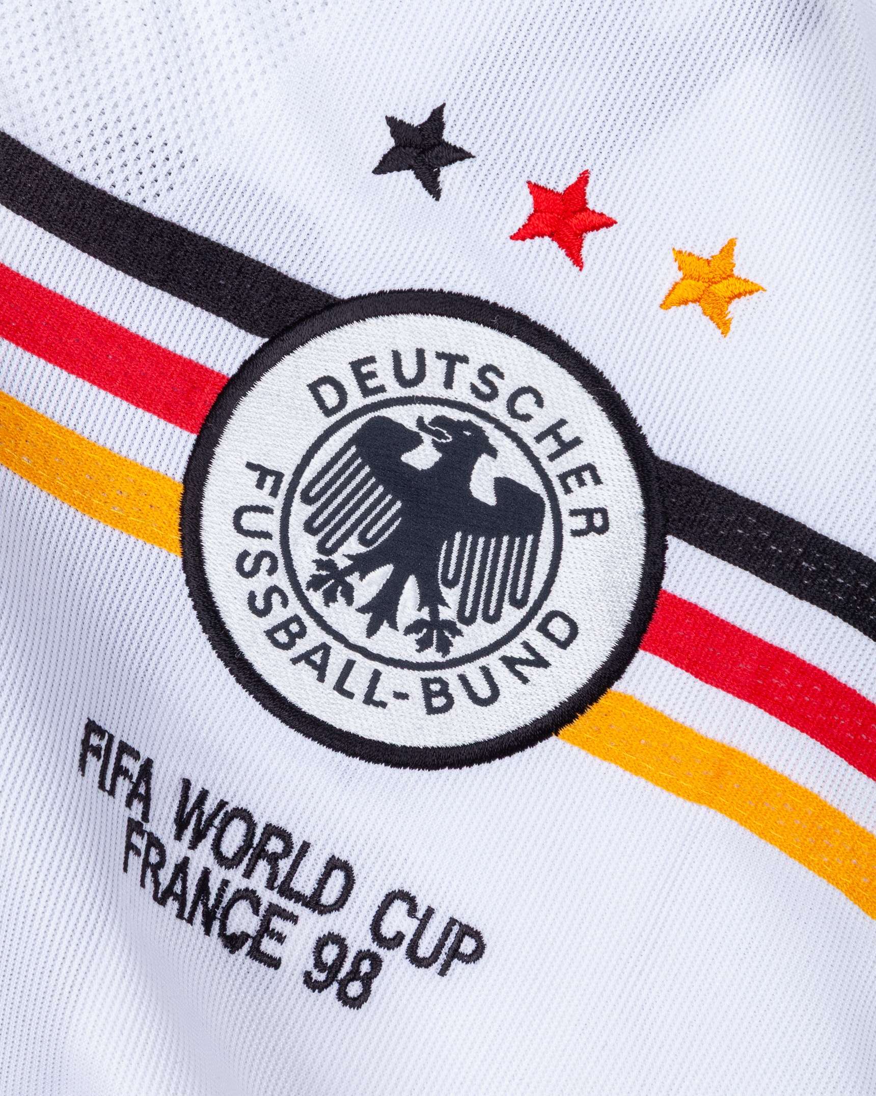 Germany - Markus Babbel white and black No.14 Germany match issued World Cup shirt, 1998 - Image 3 of 5