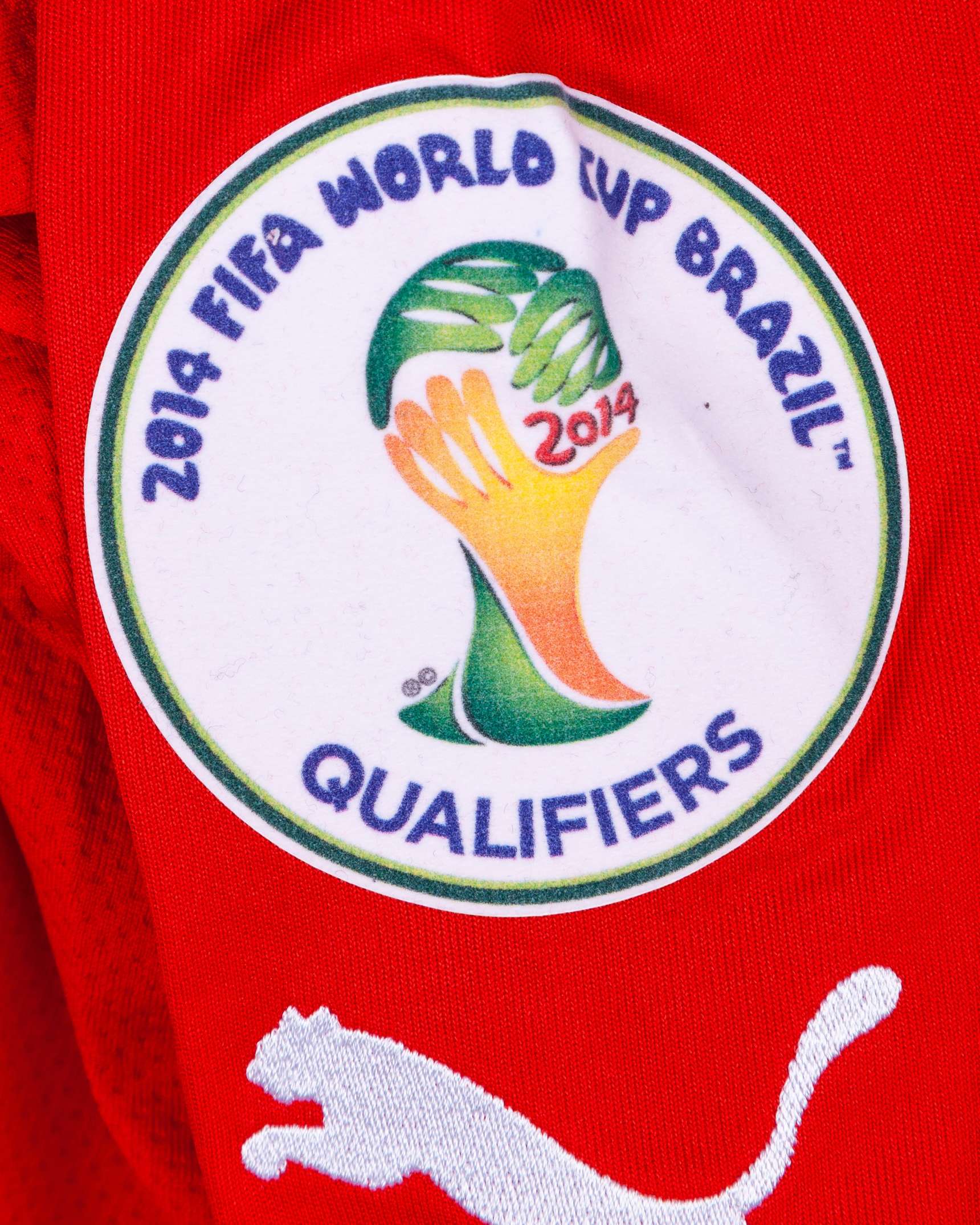 Austria - Emanuel Pogatetz red and white Austria v. Germany match issued shirt, 2012 - Image 4 of 6