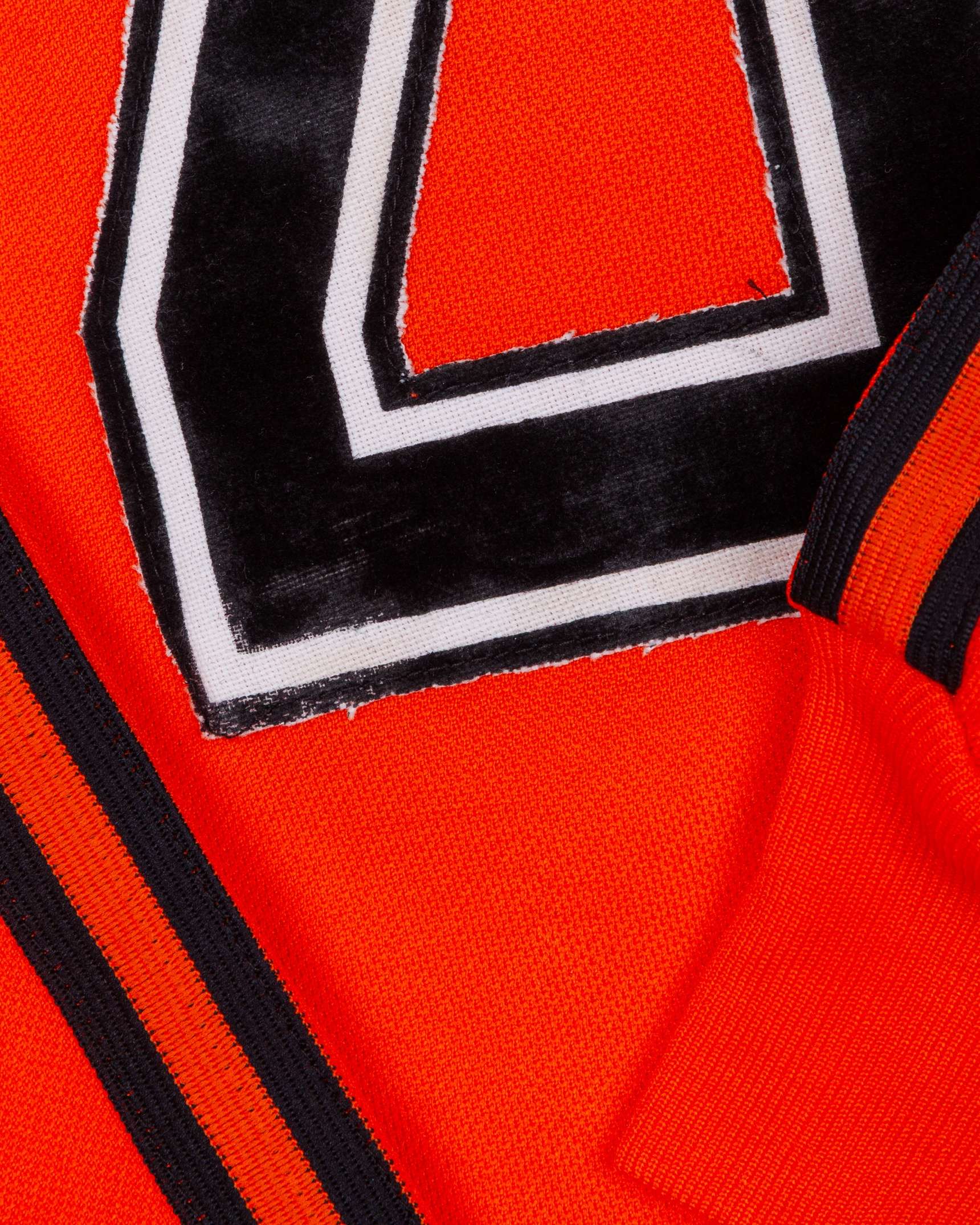Johan Cruyff orange and black No.14 Holland match issued long-sleeved shirt, 1974 - Image 5 of 5
