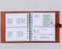 A complete set of 1966 World Cup tickets for all 32 matches