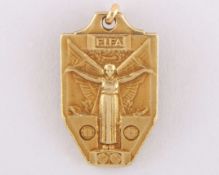 Hugo Fascaroli: an extremely rare yellow-metal Uruguay v. Brazil 1950 World Cup Winners medal