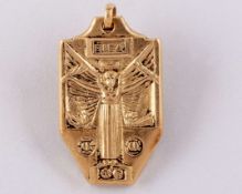 Matias Gonzalez: an extremely rare yellow-metal Uruguay v Brazil 1950 World Cup Winners medal