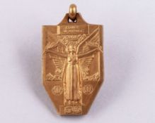 Pablo Dorado: an extremely rare yellow-metal Uruguay 1930 World Cup Winners medal