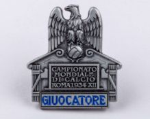 1934 FIFA World Cup player's badge