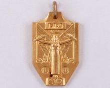 A .750&nbsp;Continental gold&nbsp;1966 World Cup Winners Medal by Peka