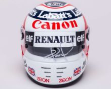 Nigel Mansell 1991 Silverstone Grand Prix Special Edition Signed 1:2 Scale Helmet