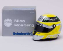 Nico Rosberg 2013 Mercedes AMG Petronas F1 Team 1:2 Scale Schuberth Helmet