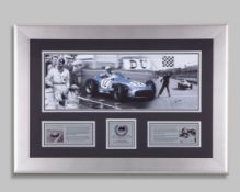 Stirling Moss Signed Framed Photo