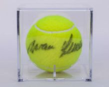 Ivan Lendl an autographed Wimbledon tennis ball, 2012