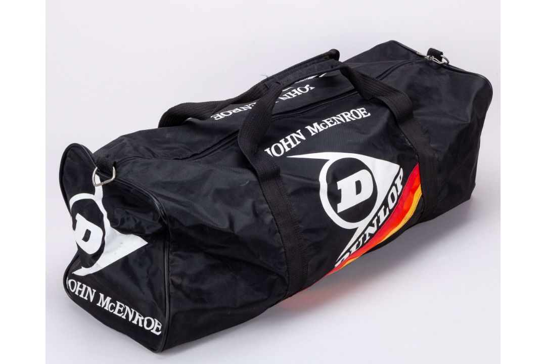 John McEnroe black Dunlop equipment duffle bag - Image 2 of 5
