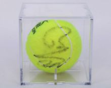 Rafael Nadal an autographed Wimbledon tennis ball, 2008