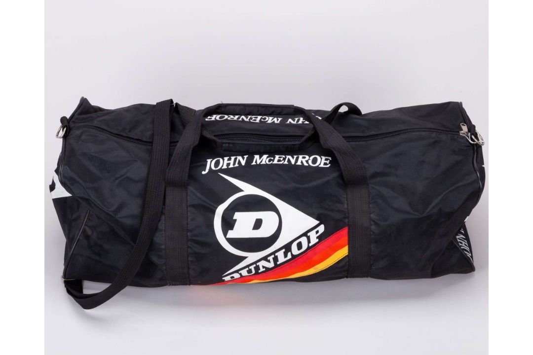 John McEnroe black Dunlop equipment duffle bag - Image 1 of 5