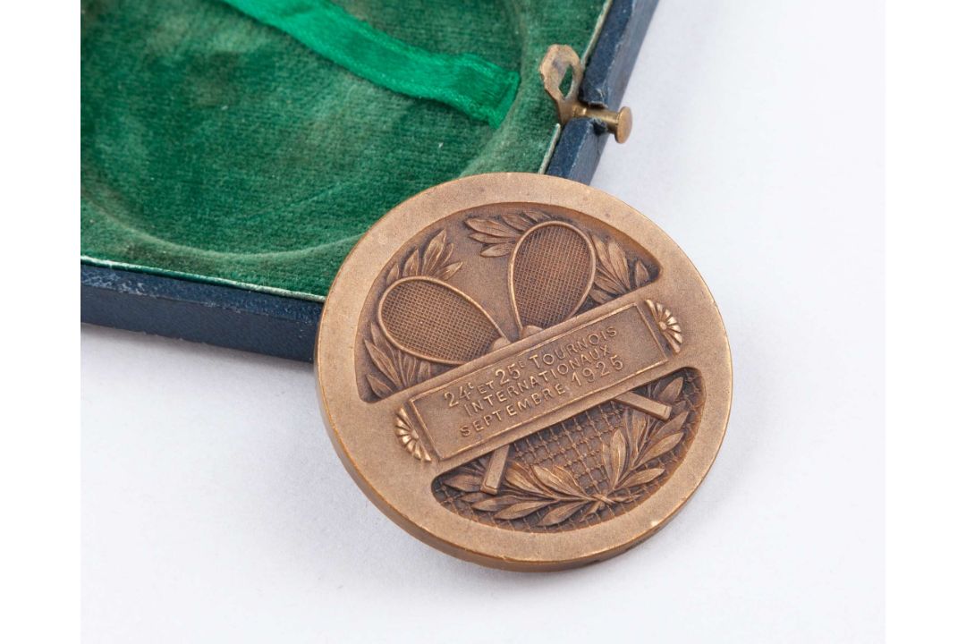 A bronze Le Touquet Lawn Tennis 17th International Tournament, 1921 small plaque - Image 6 of 6
