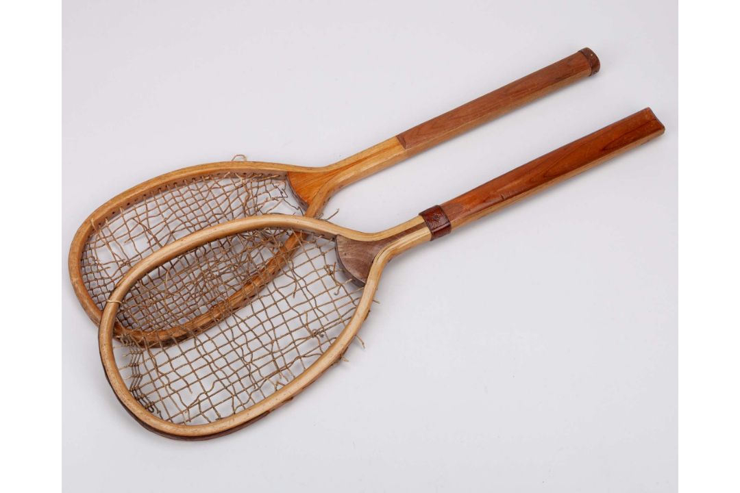 A Wrinch & Sons early offset lawn tennis racket - Image 3 of 10
