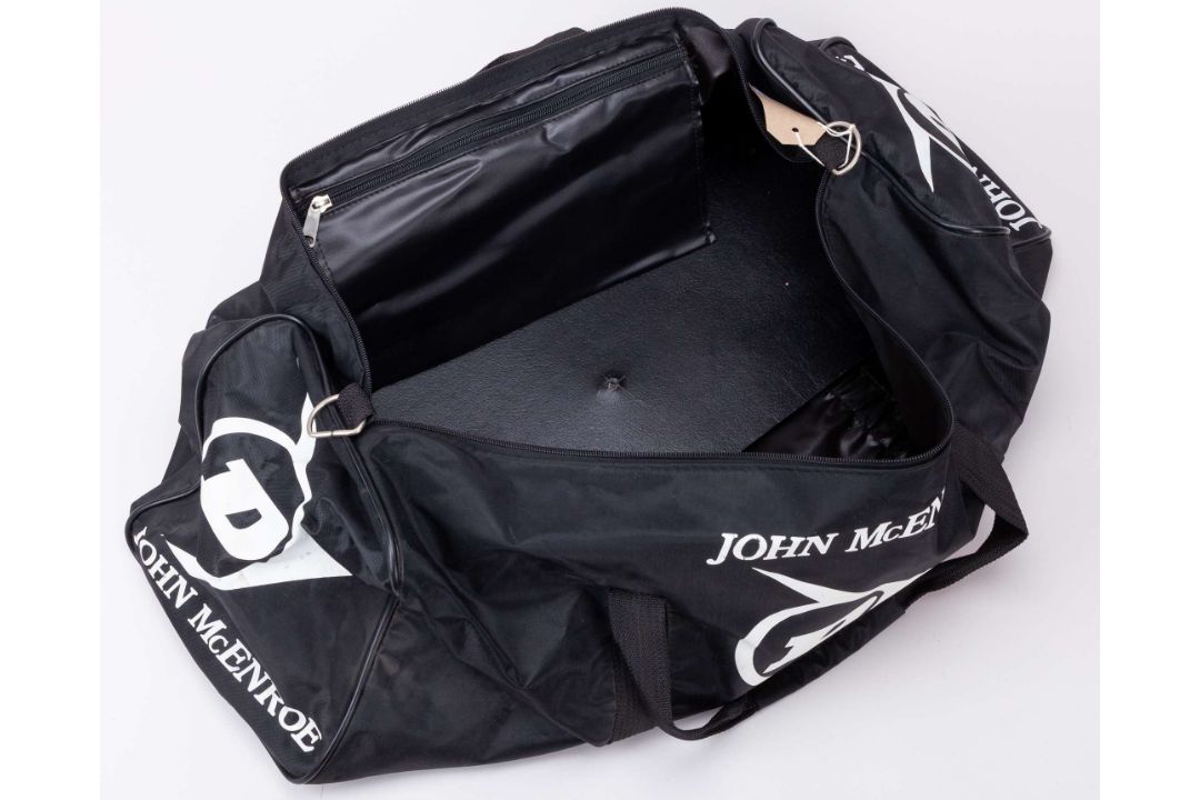 John McEnroe black Dunlop equipment duffle bag - Image 5 of 5