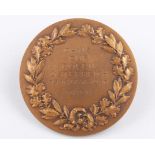 A bronze David Cup medal, 1936