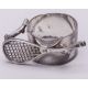 Three white-metal tennis napkin rings, each decorated with two rackets, two balls - Image 3 of 7